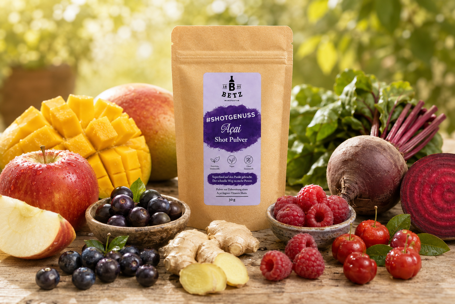 Açaí Shotpulver 30 g