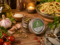 Aglio Olio Gewürzmischung im Schraubglas, 15 g