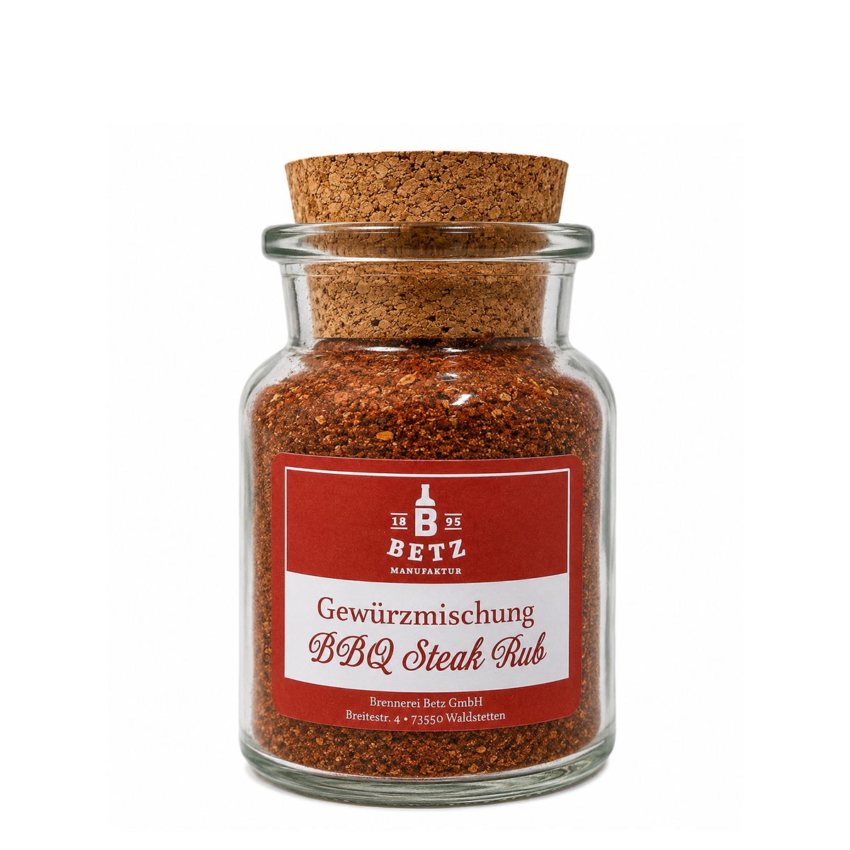 BBQ Steak Rub im Korkenglas, 100 g