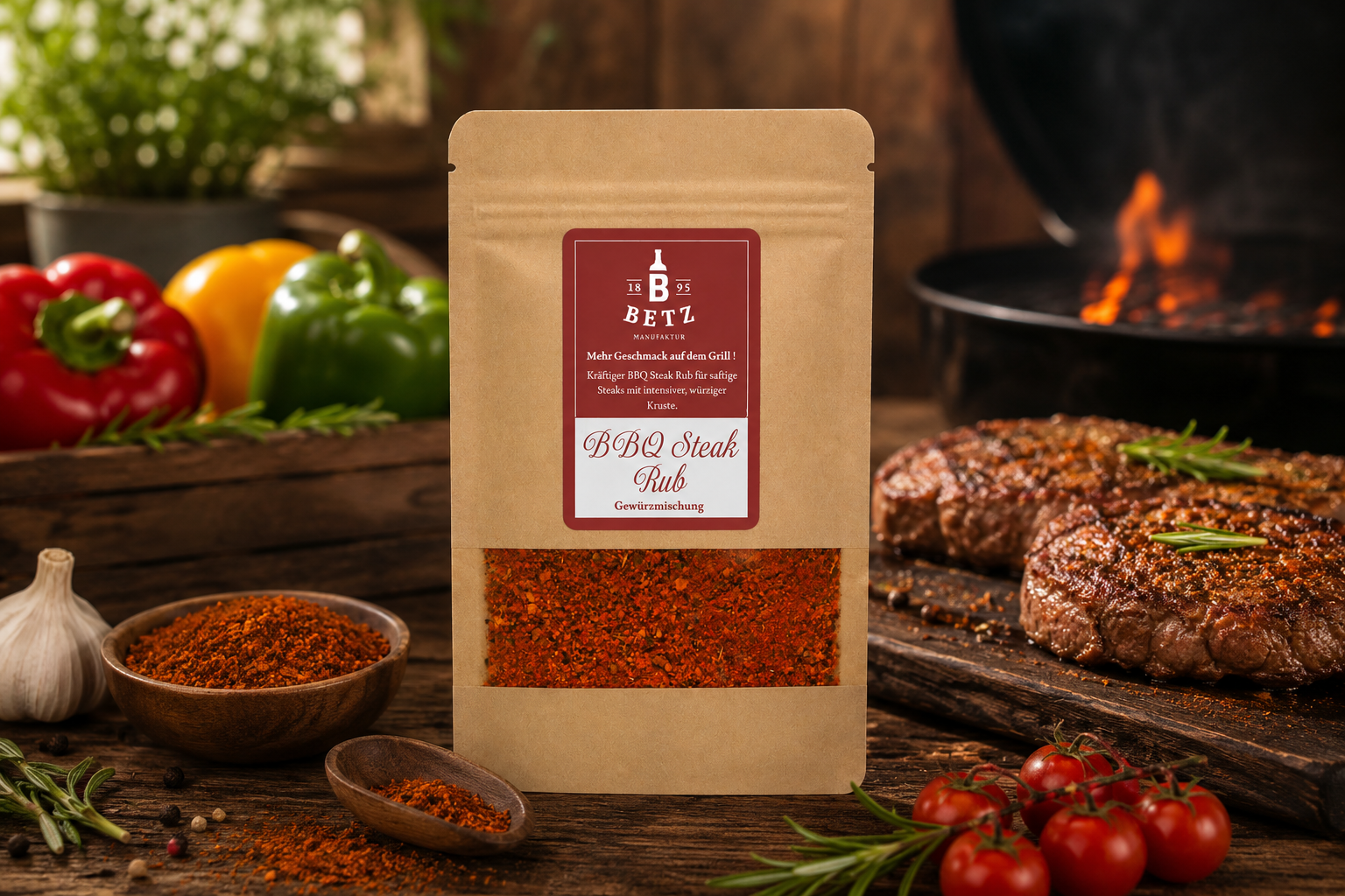 BBQ Steak Rub in Mailingtüte, 15 g