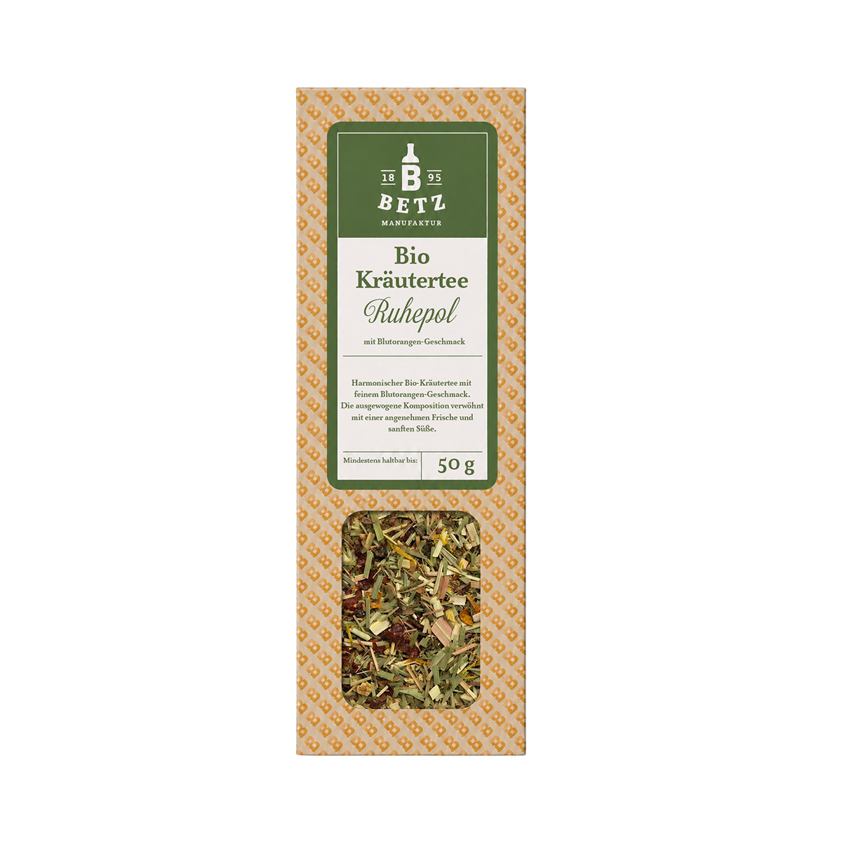 BIO Kräutertee Ruhepol in Präsentkartonage