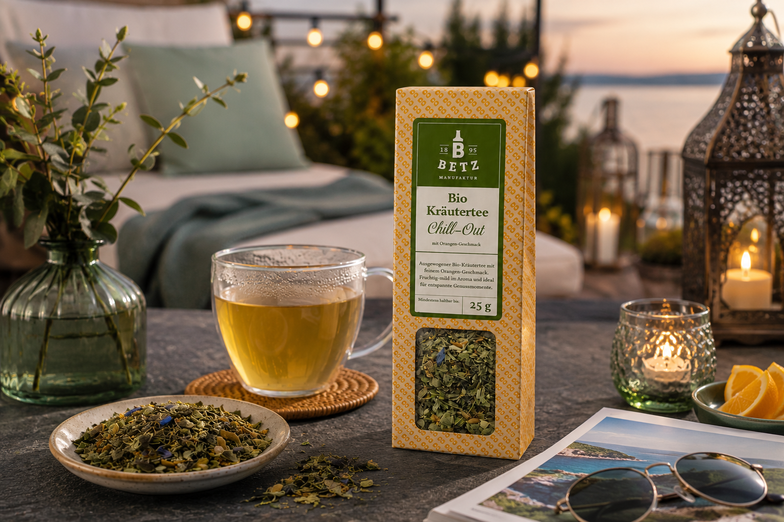 BIO Kräutertee Chill Out in Präsentkartonage