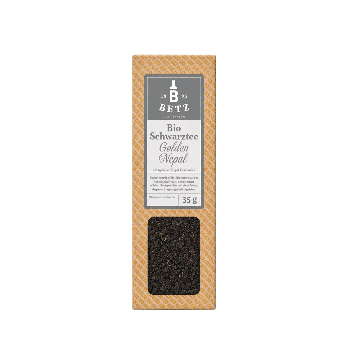 BIO Schwarztee Golden Nepal in Präsentkartonage