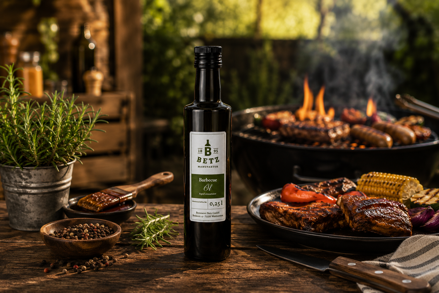 Barbecue-Öl