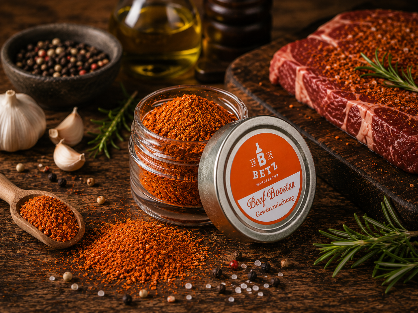 Beef Booster Gewürzmischung im Schraubglas, 35 g