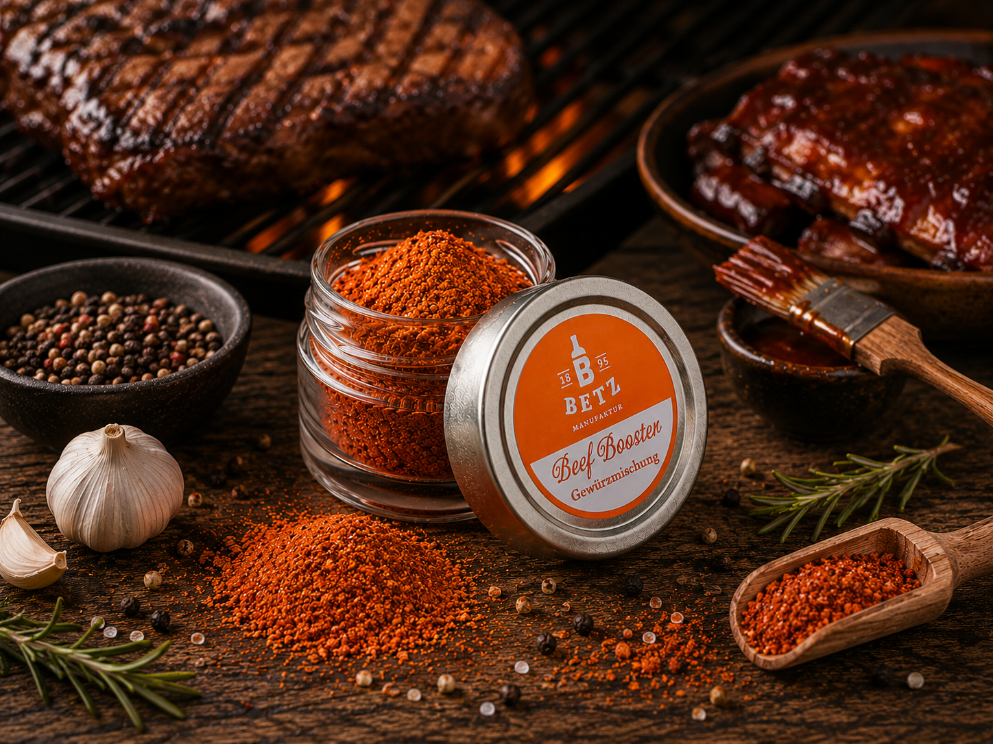 Beef Booster Gewürzmischung im Schraubglas, 35 g