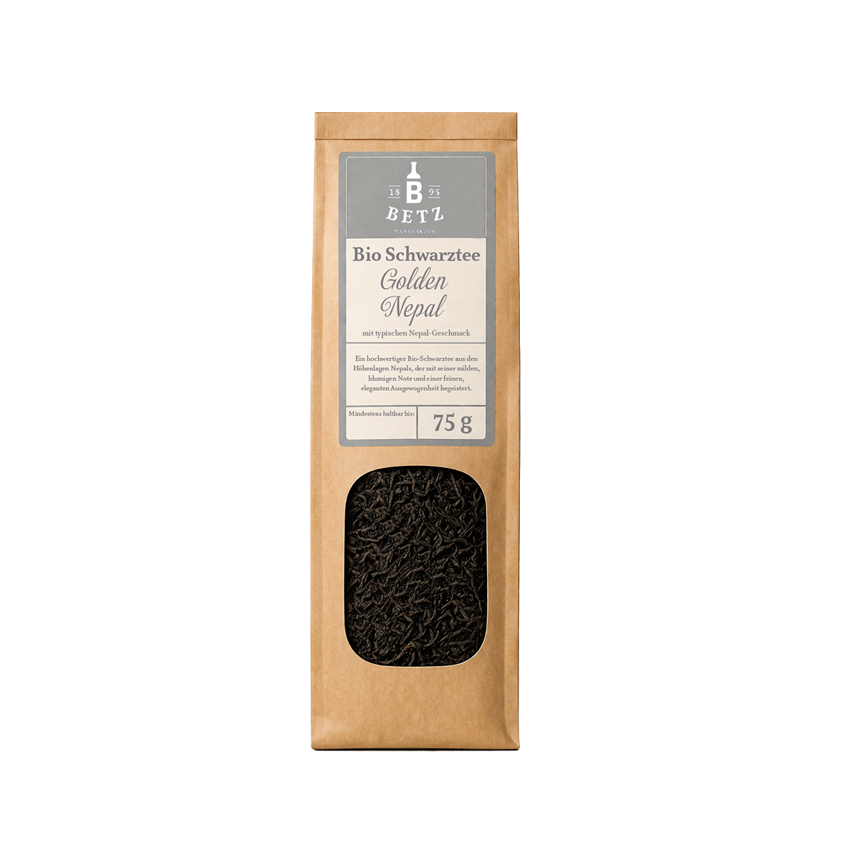 BIO Schwarztee "Golden Nepal" in Papiertüte