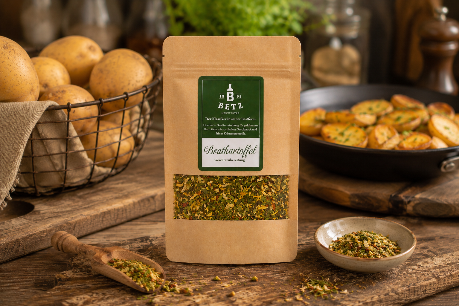 Bratkartoffelgewürz in Mailingtüte, 20 g