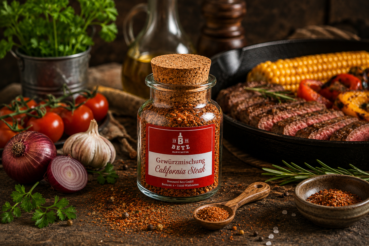 California Steak Gewürz im Korkenglas, 100 g