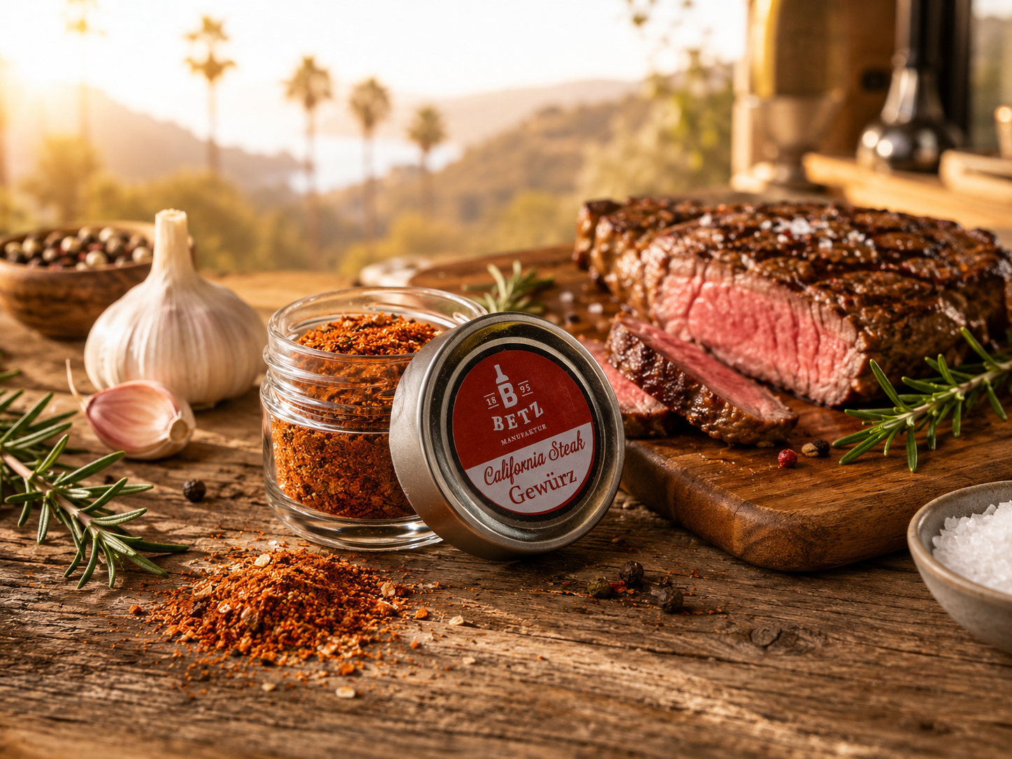California Steak Gewürzmischung im Schraubglas, 30 g