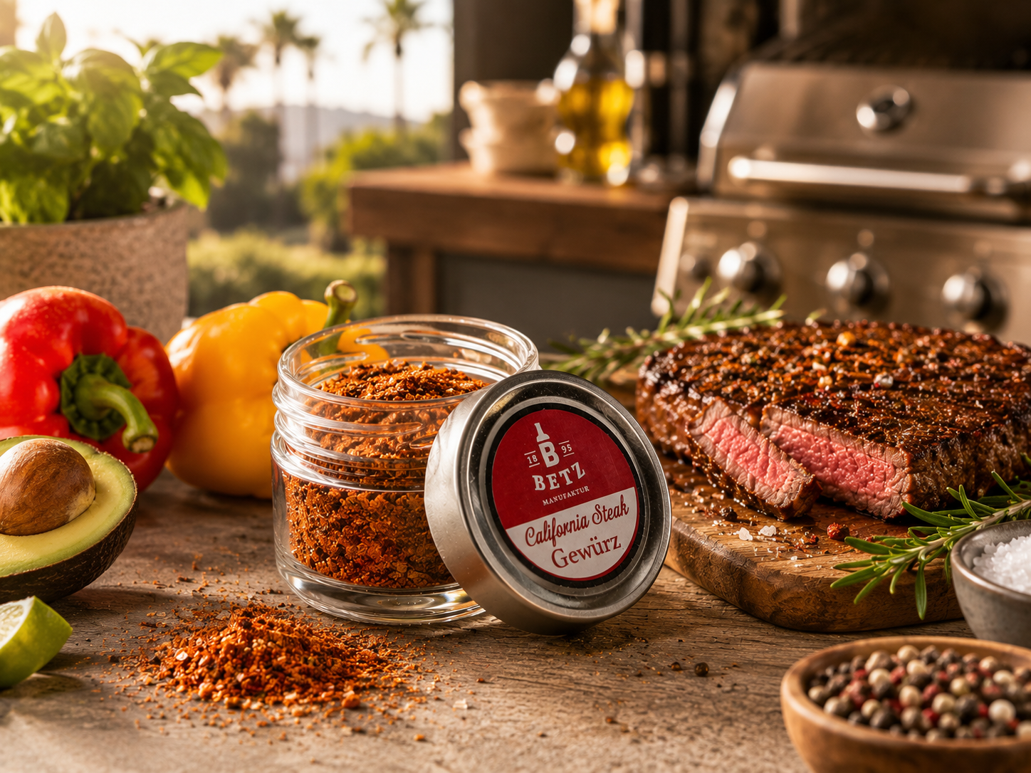 California Steak Gewürzmischung im Schraubglas, 30 g