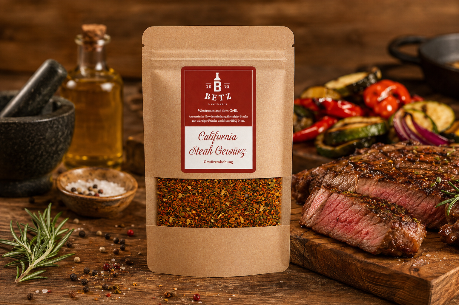 California Steak Gewürzmischung in Mailingtüte, 15 g