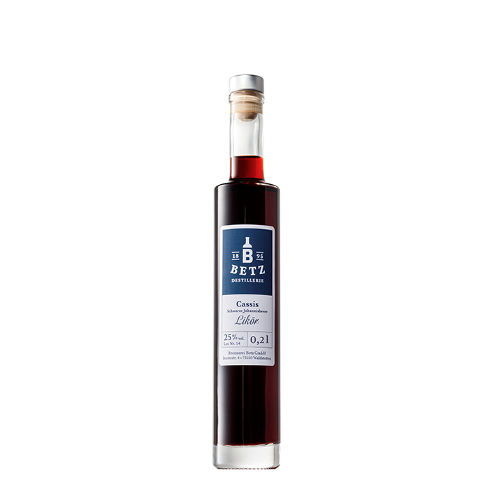 Cassis-Likör 0,5 l, 25 % vol.