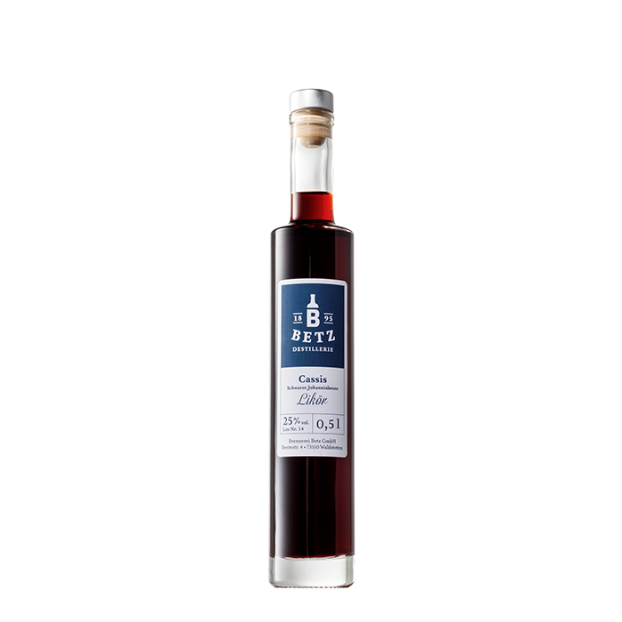 Cassis-Likör 0,5 l, 25 % vol.