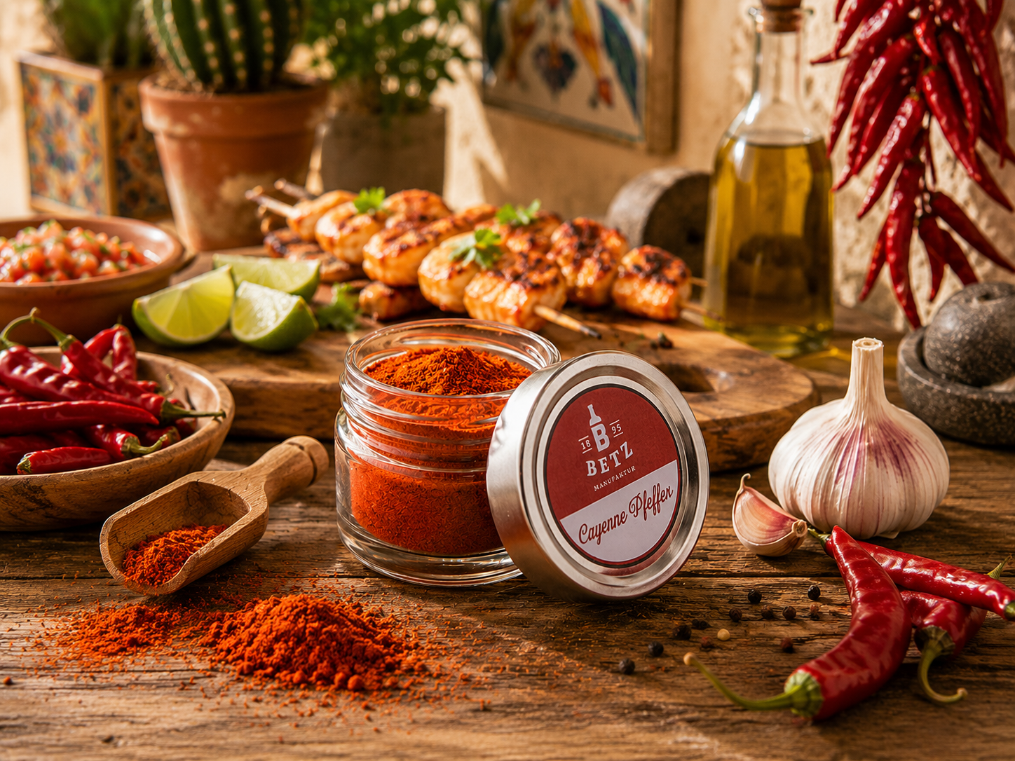 Cayenne Pfeffer im Schraubglas, 25 g