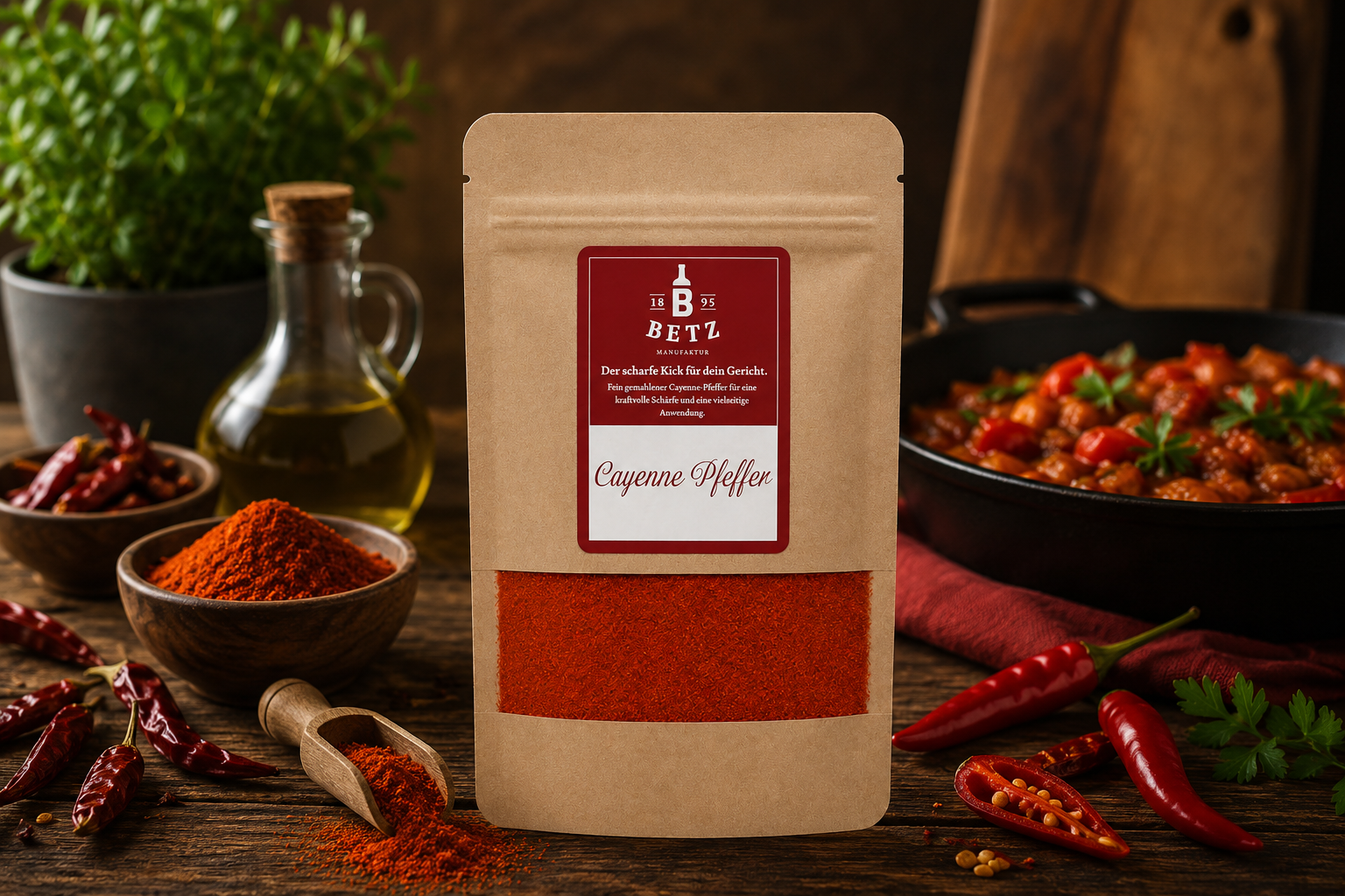 Cayenne Pfeffer in Mailingtüte, 20 g