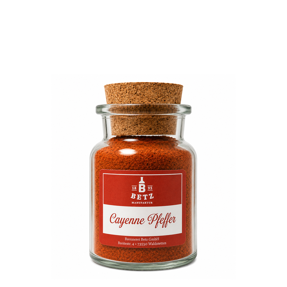 Cayenne Pfeffer im Korkenglas, 70 g