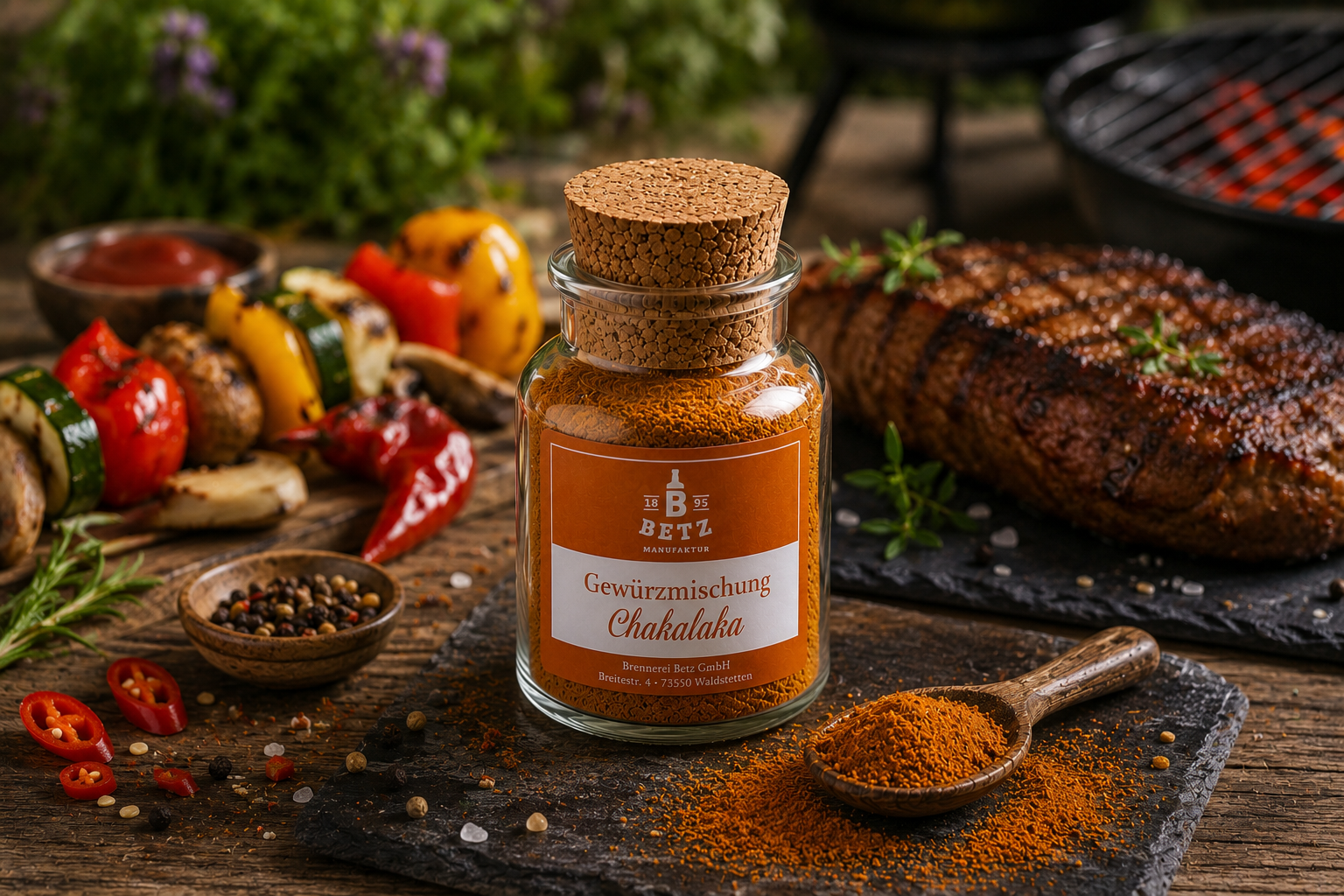 Chakalaka Gewürzmischung im Korkenglas, 85 g