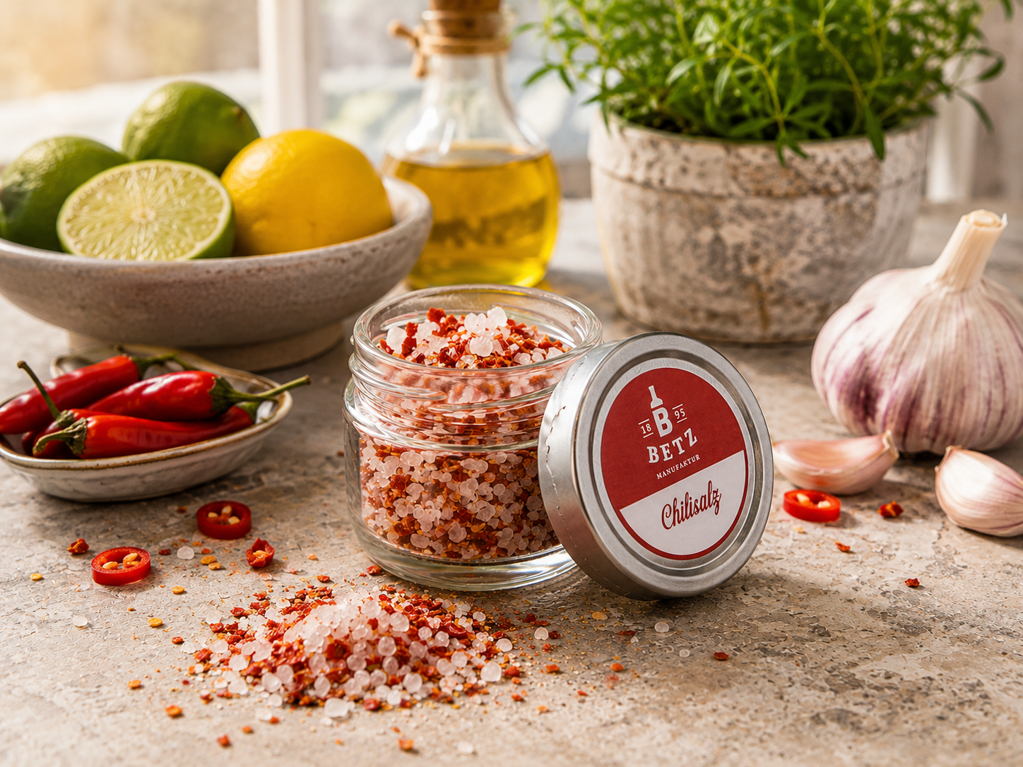 Chilisalz im Schraubglas, 40 g
