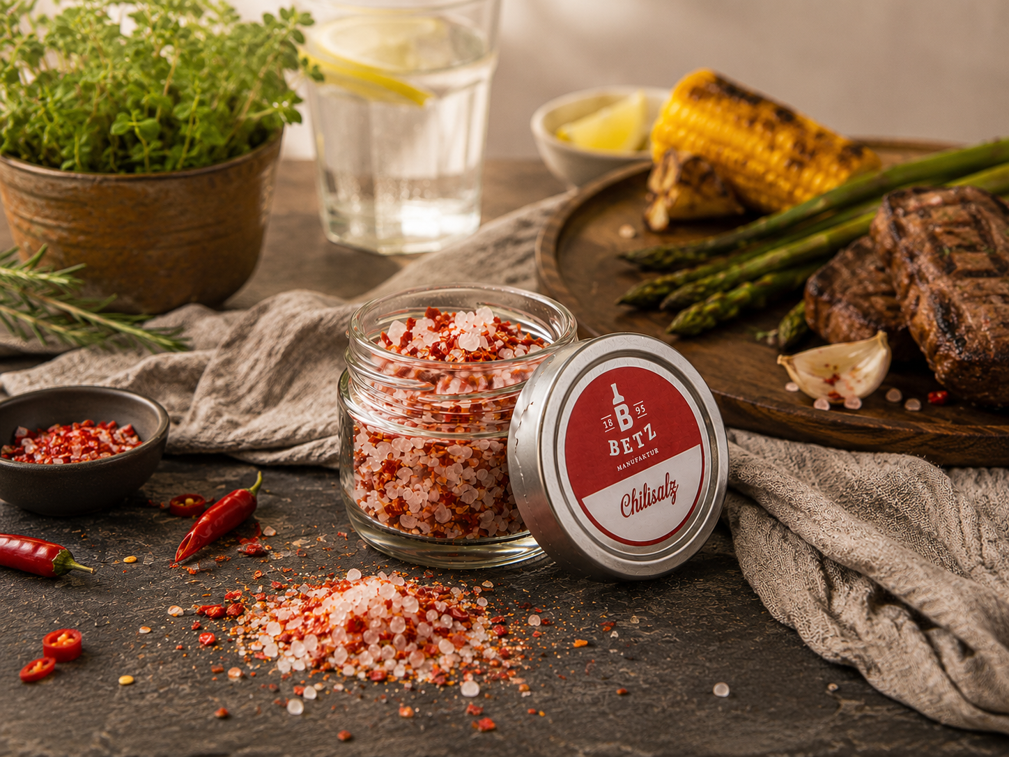 Chilisalz im Schraubglas, 40 g