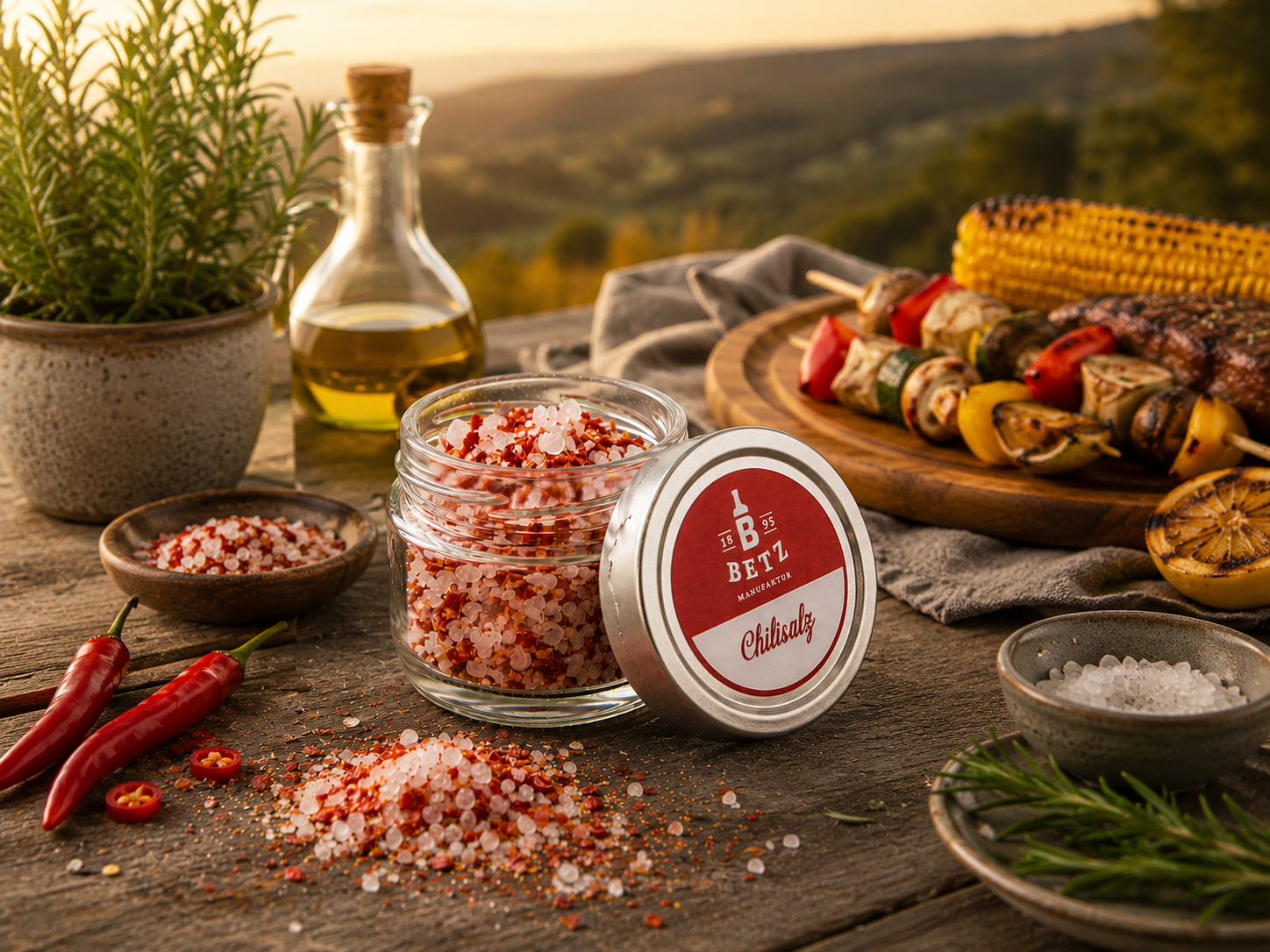 Chilisalz im Schraubglas, 40 g