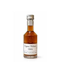 Cognac-Walnuss-Likör 50 ml, 28 % vol.