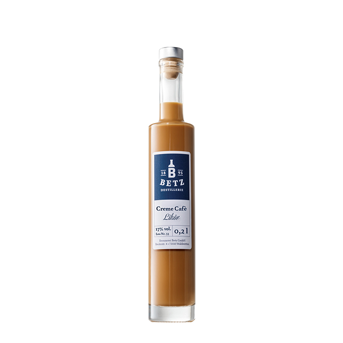 Creme-Café-Sahnelikör, 17 % vol.