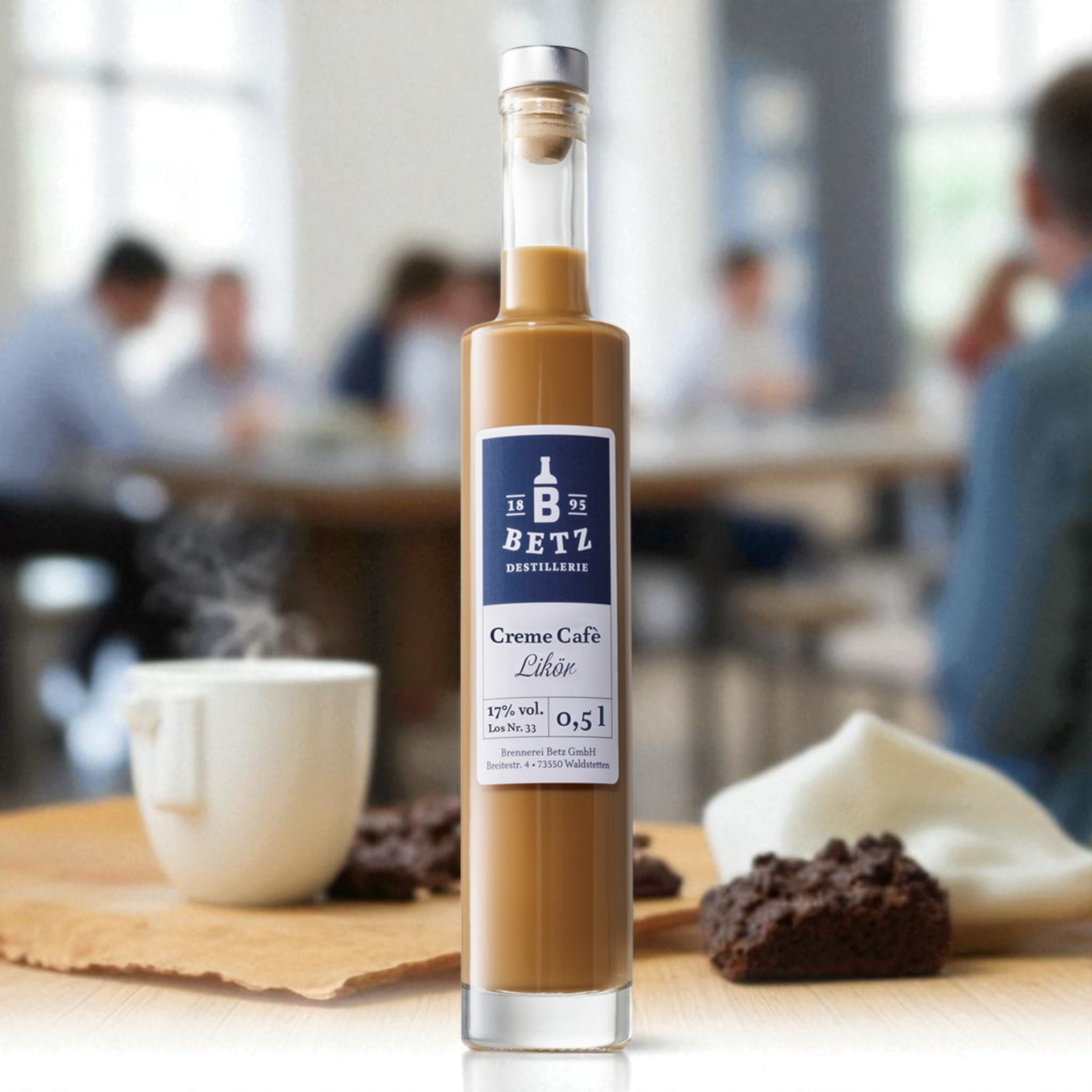 Creme-Café-Sahnelikör, 17 % vol.