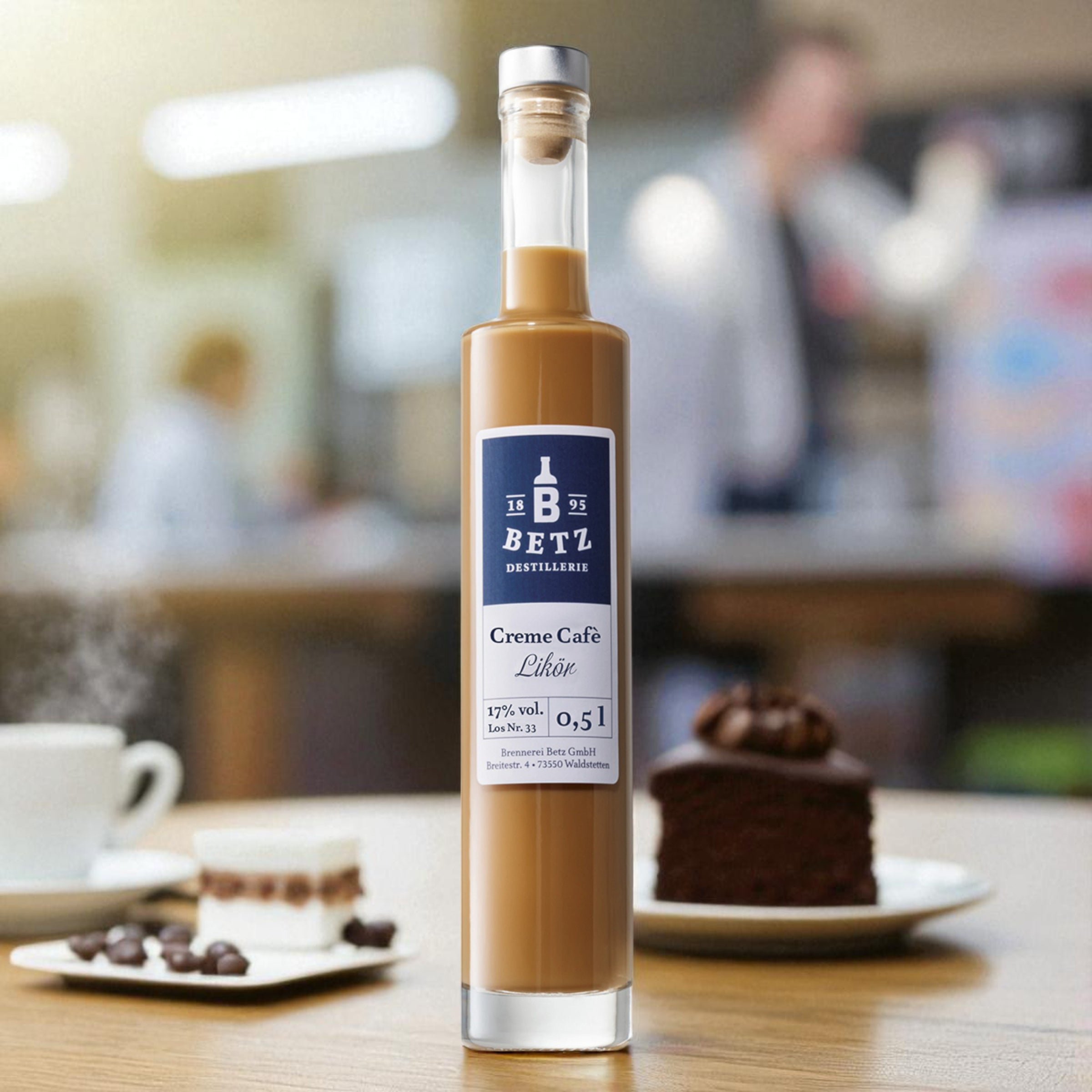 Creme-Café-Sahnelikör, 17 % vol.