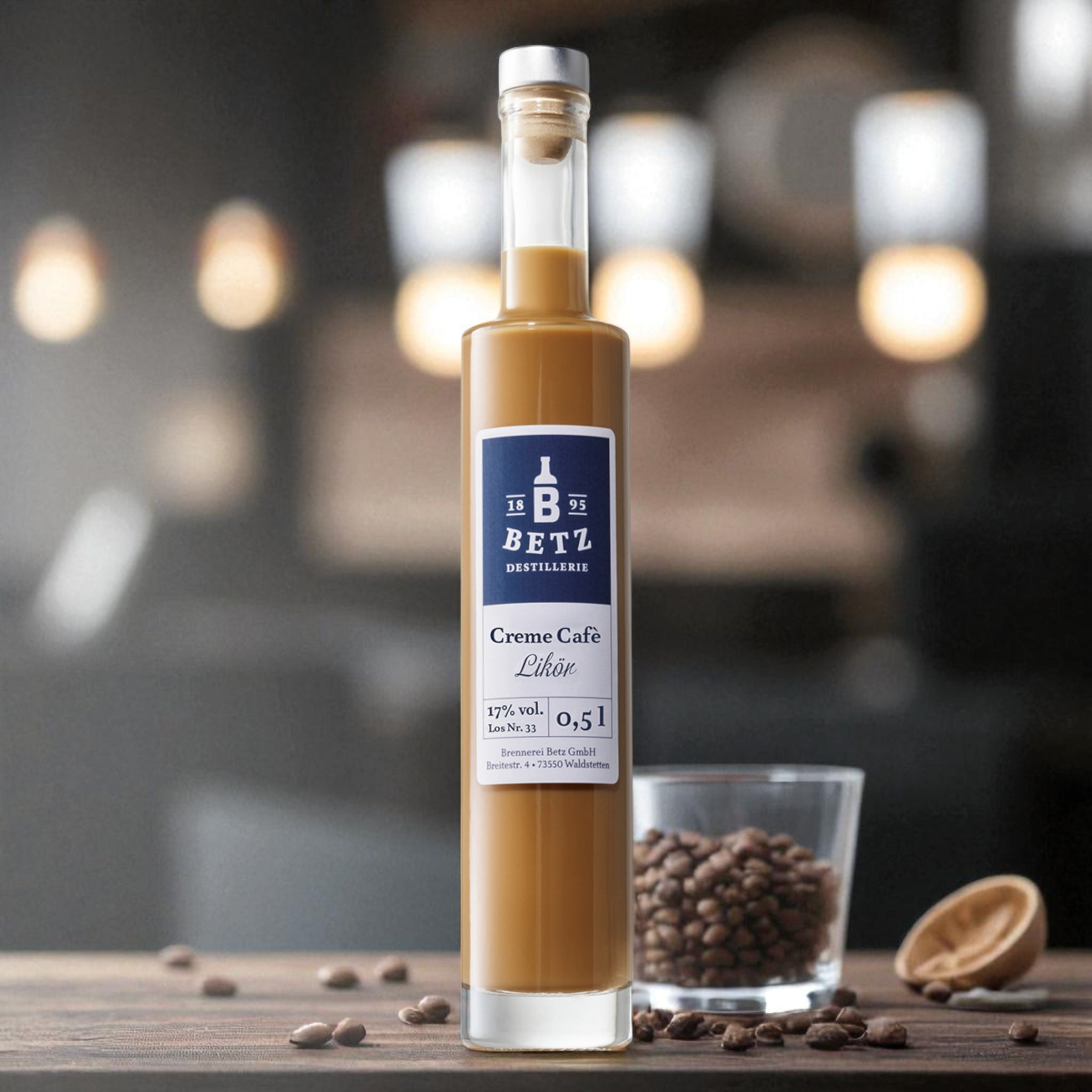 Creme-Café-Sahnelikör, 17 % vol.