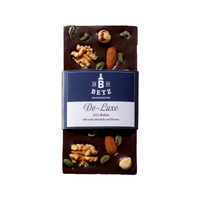 Schokolade "De-Luxe" Zartbitter 100 g, handgeschöpft