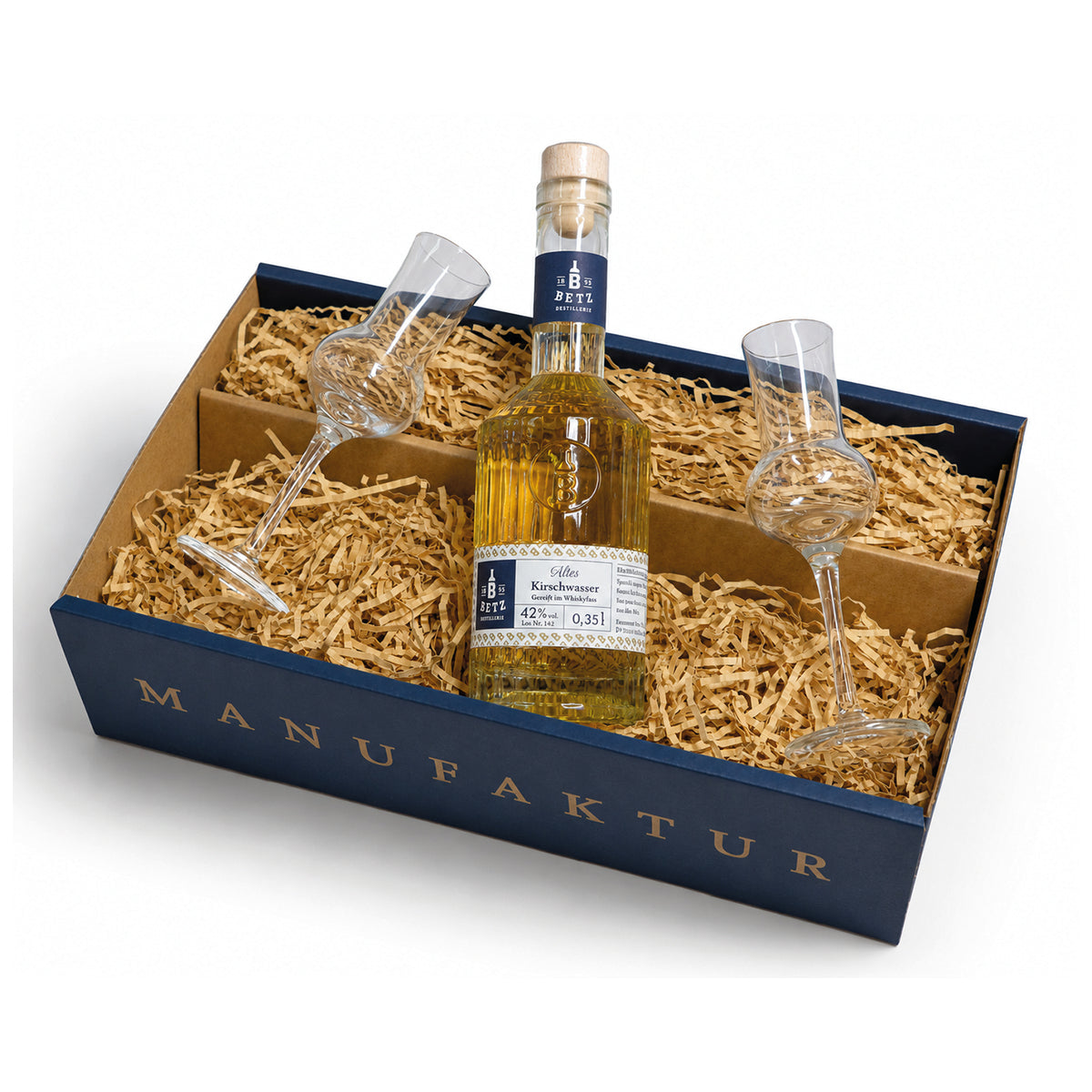 Edelbrand-Set "Kirschwasser" 0,35 l