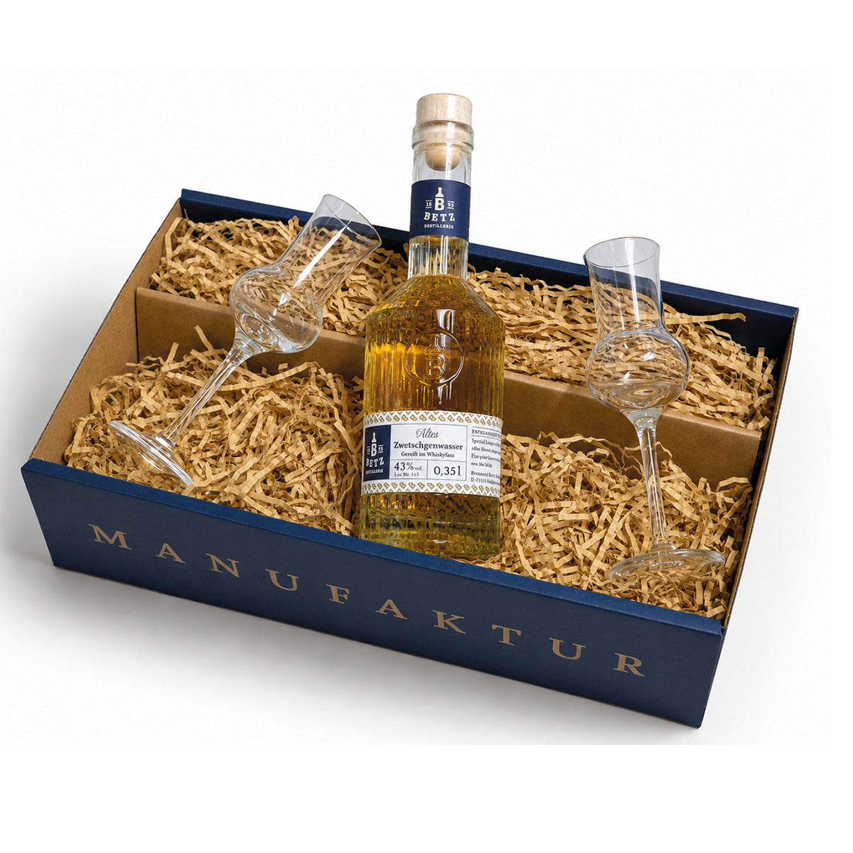 Edelbrand-Set "Zwetschgenwasser" 0,35 l