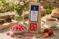 Erdbeer-Dinkel-Herzen 80 g in Papiertüte
