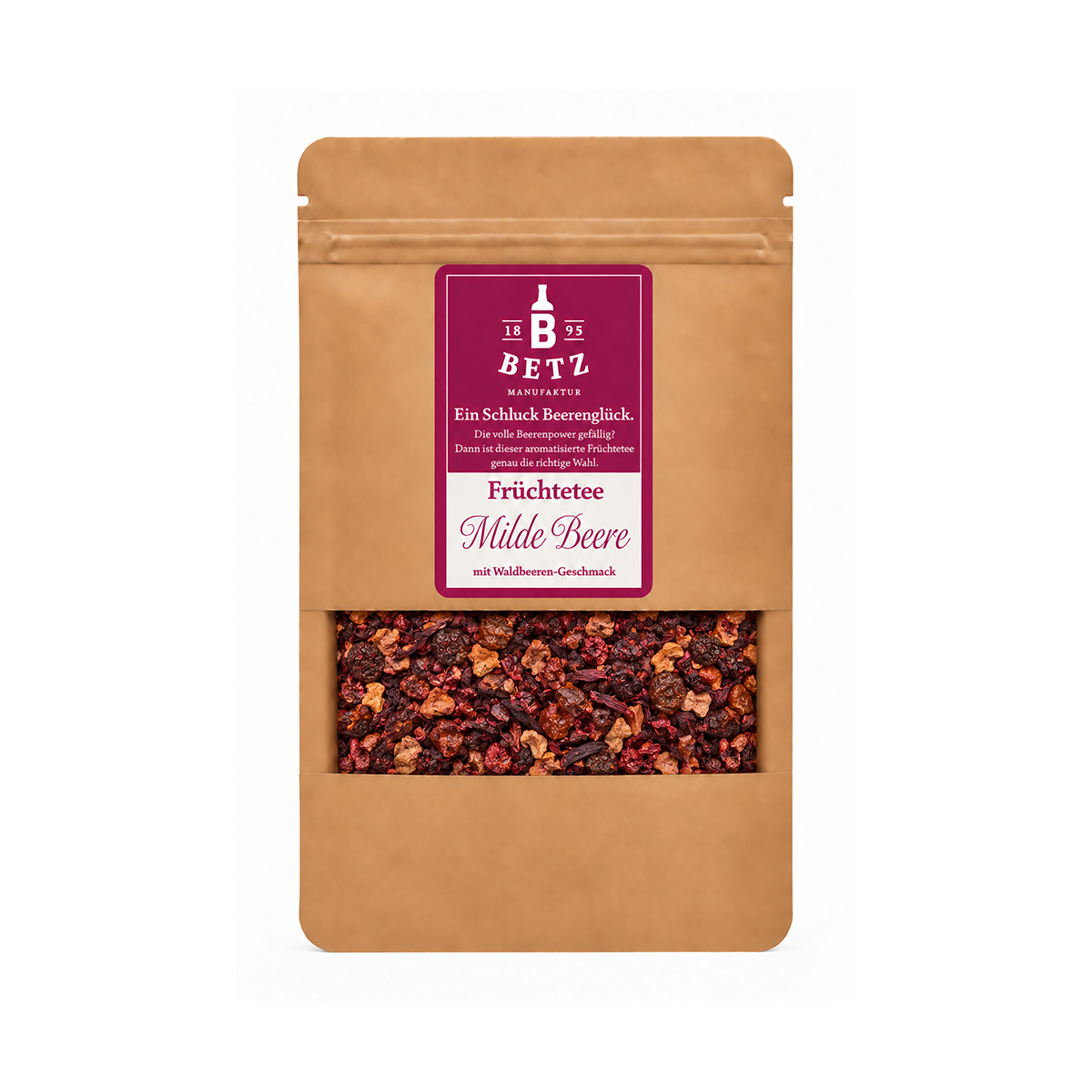 Früchtetee „Milde Beere“ in Mailingtüte – Fruchtiges Tee-Give-away