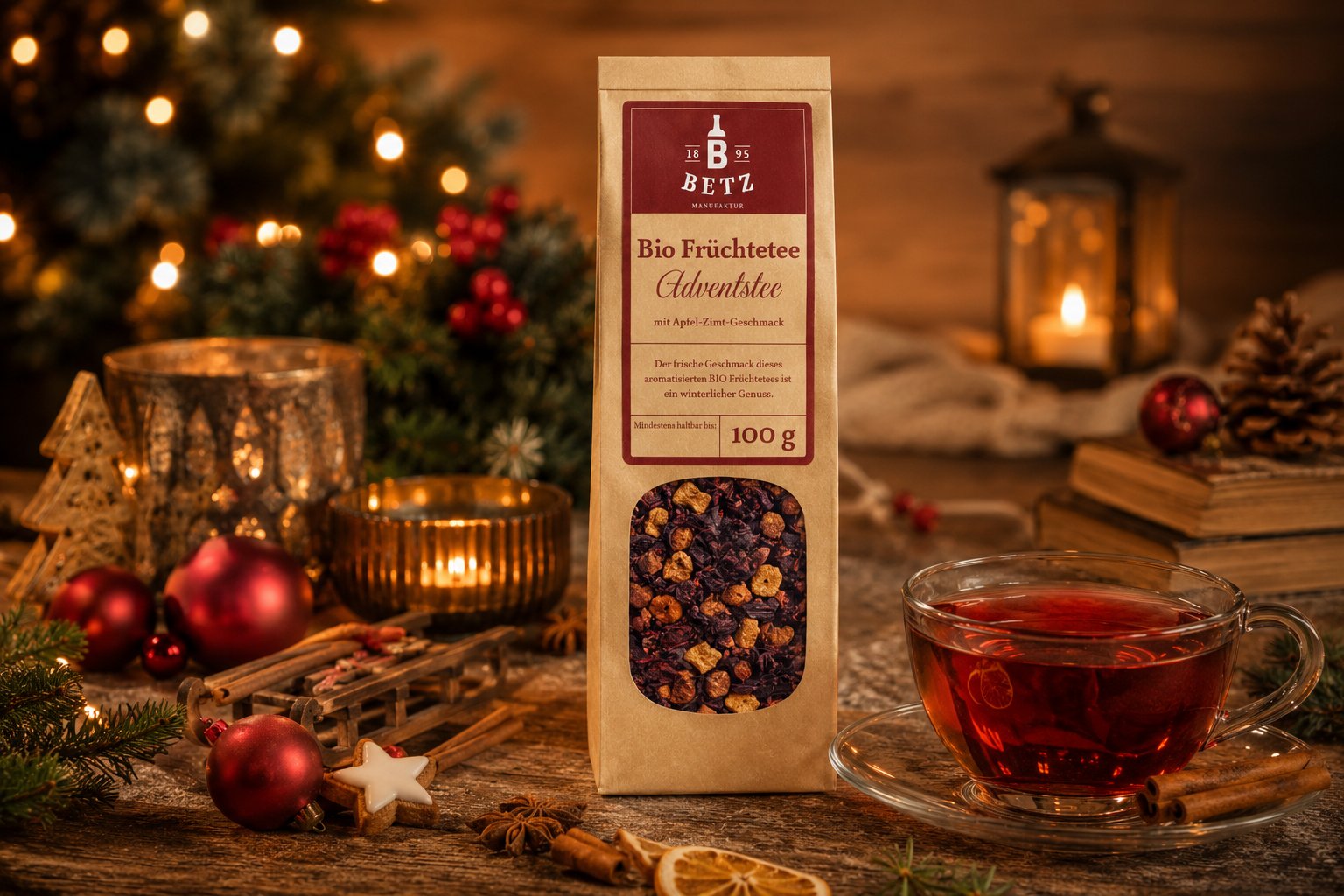 Früchtetee "Adventstee" in Papiertüte