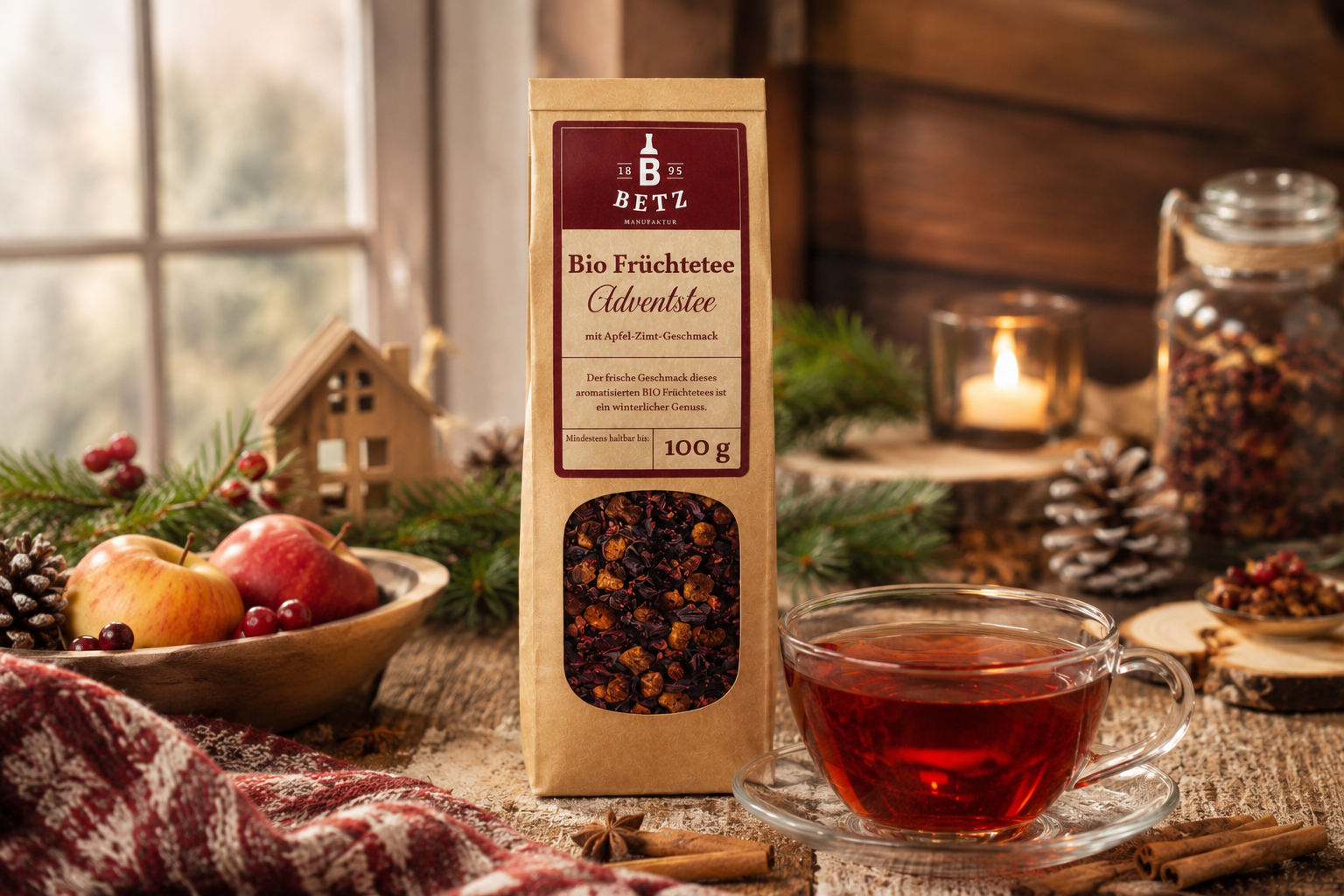 Früchtetee "Adventstee" in Papiertüte