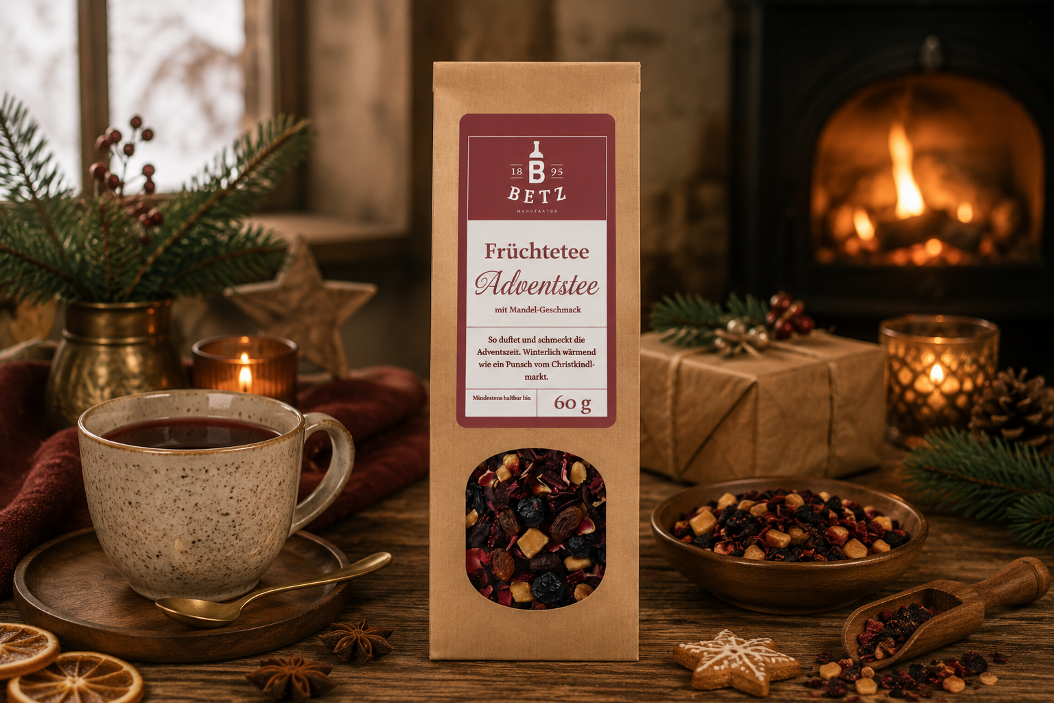 Früchtetee "Adventstee" in Papiertüte