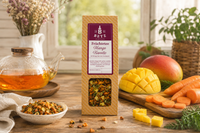 Früchtetee "Mango Karotte" in Präsentkartonage