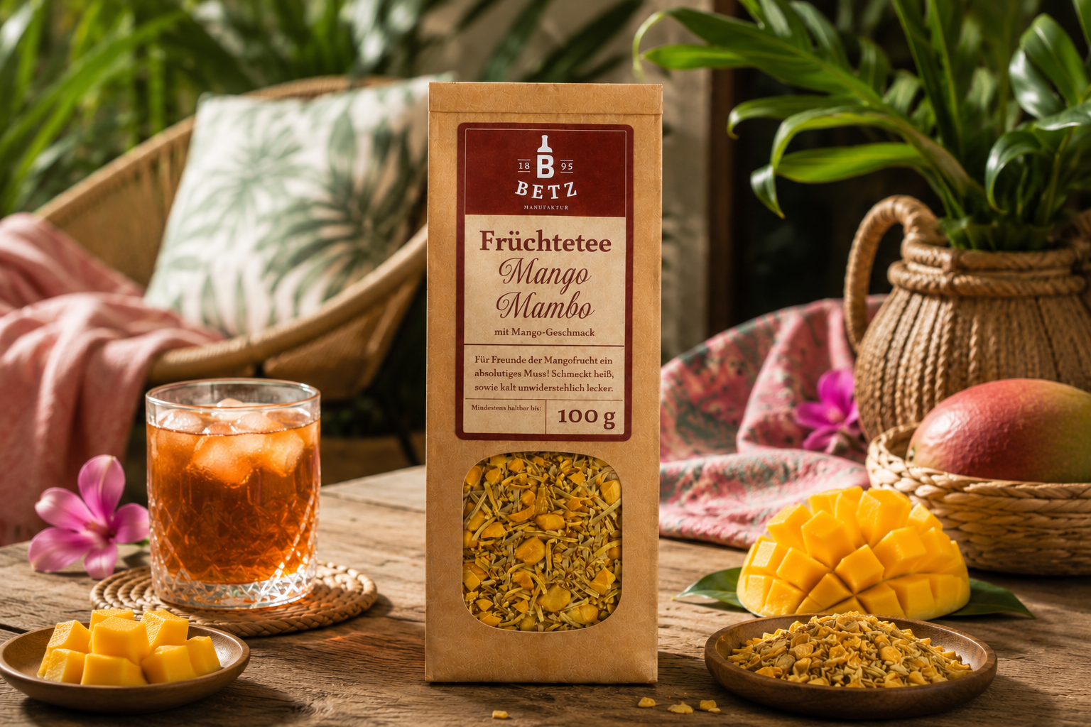 Früchtetee "Mango Mambo" in Papiertüte