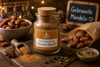 Gebrannte Mandeln Gewürz im Korkenglas, 70 g
