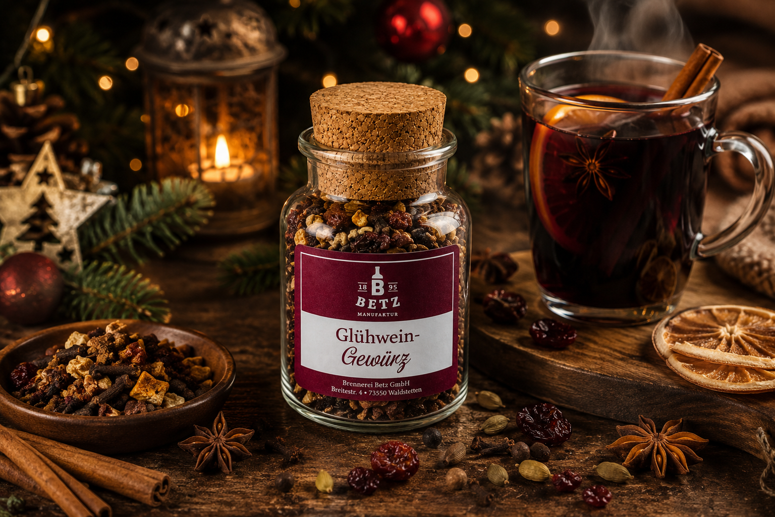 Glühweingewürz im Korkenglas, 55 g