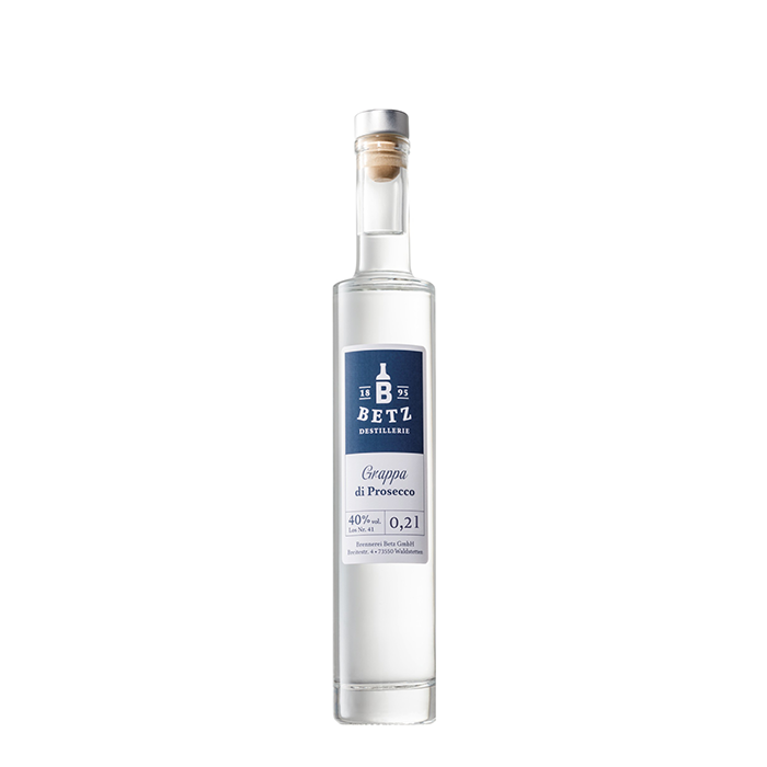 Grappa di Prosecco, 40% vol.