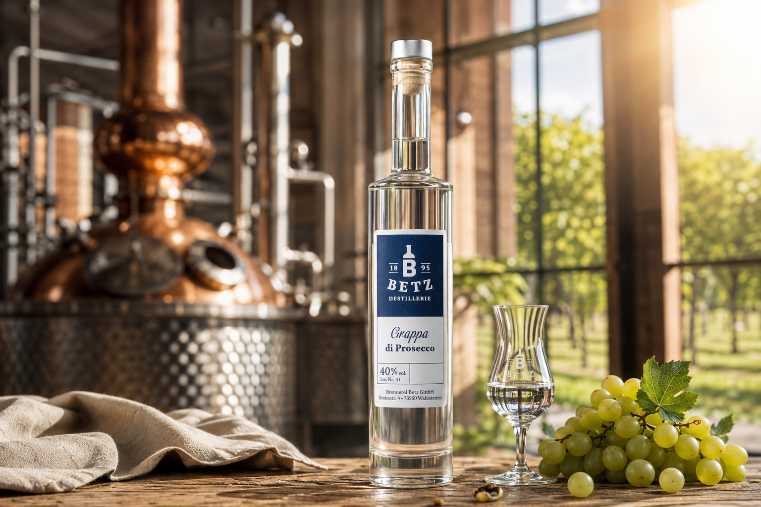 Grappa di Prosecco, 40% vol.