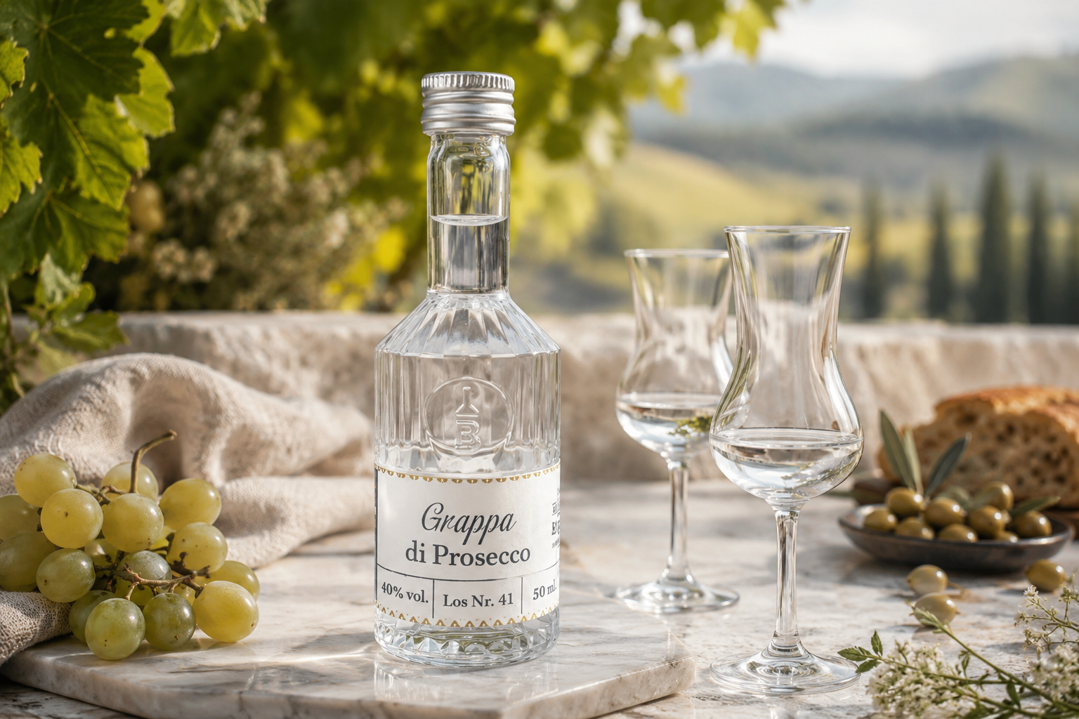 Grappa di Prosecco, 40% vol.