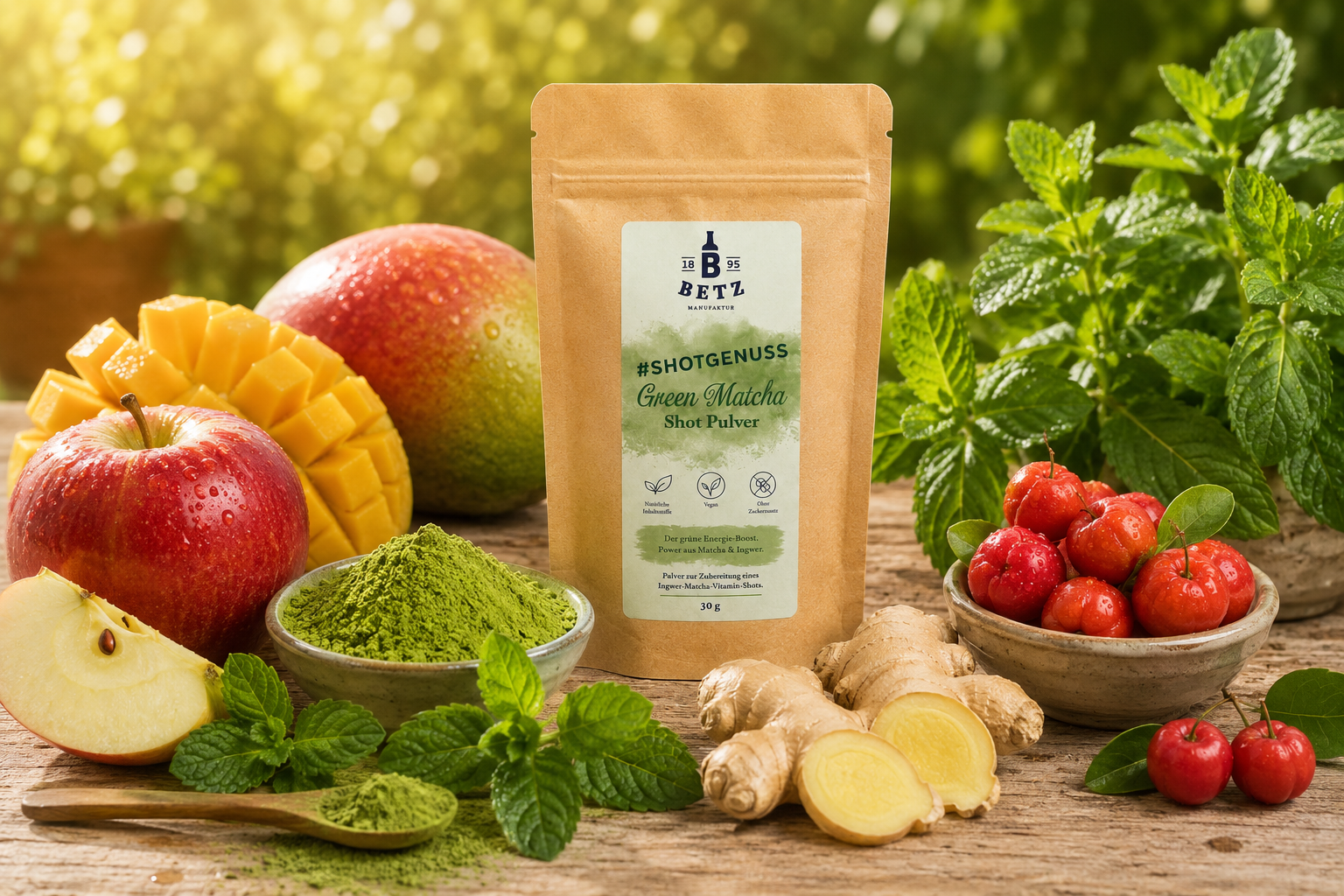 Green Matcha Shotpulver 30 g