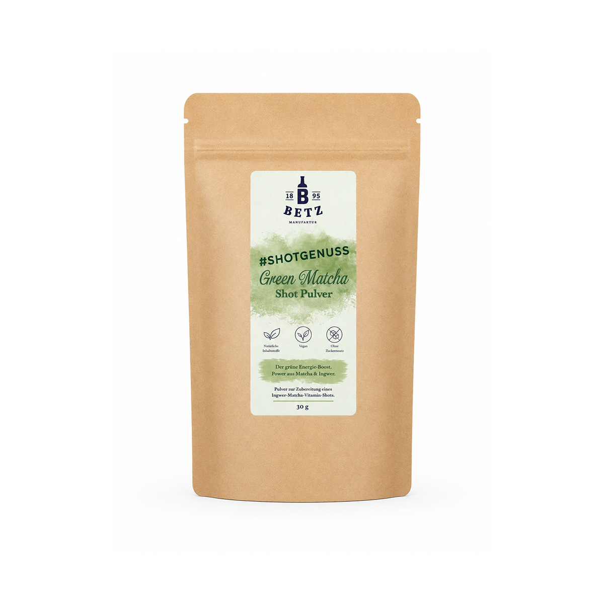 Green Matcha Shotpulver 30 g