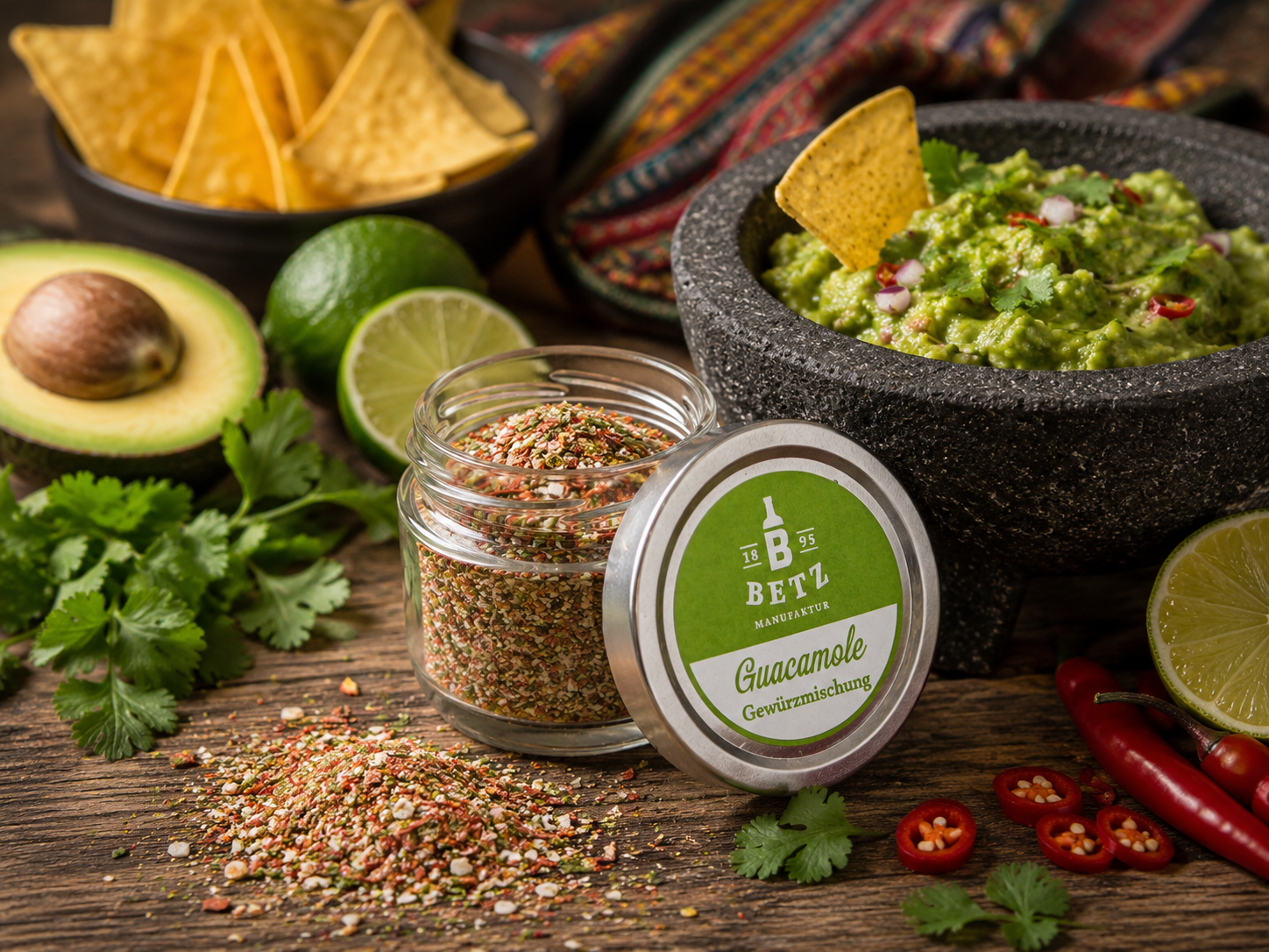 Guacamole Gewürzmischung im Schraubglas, 35 g