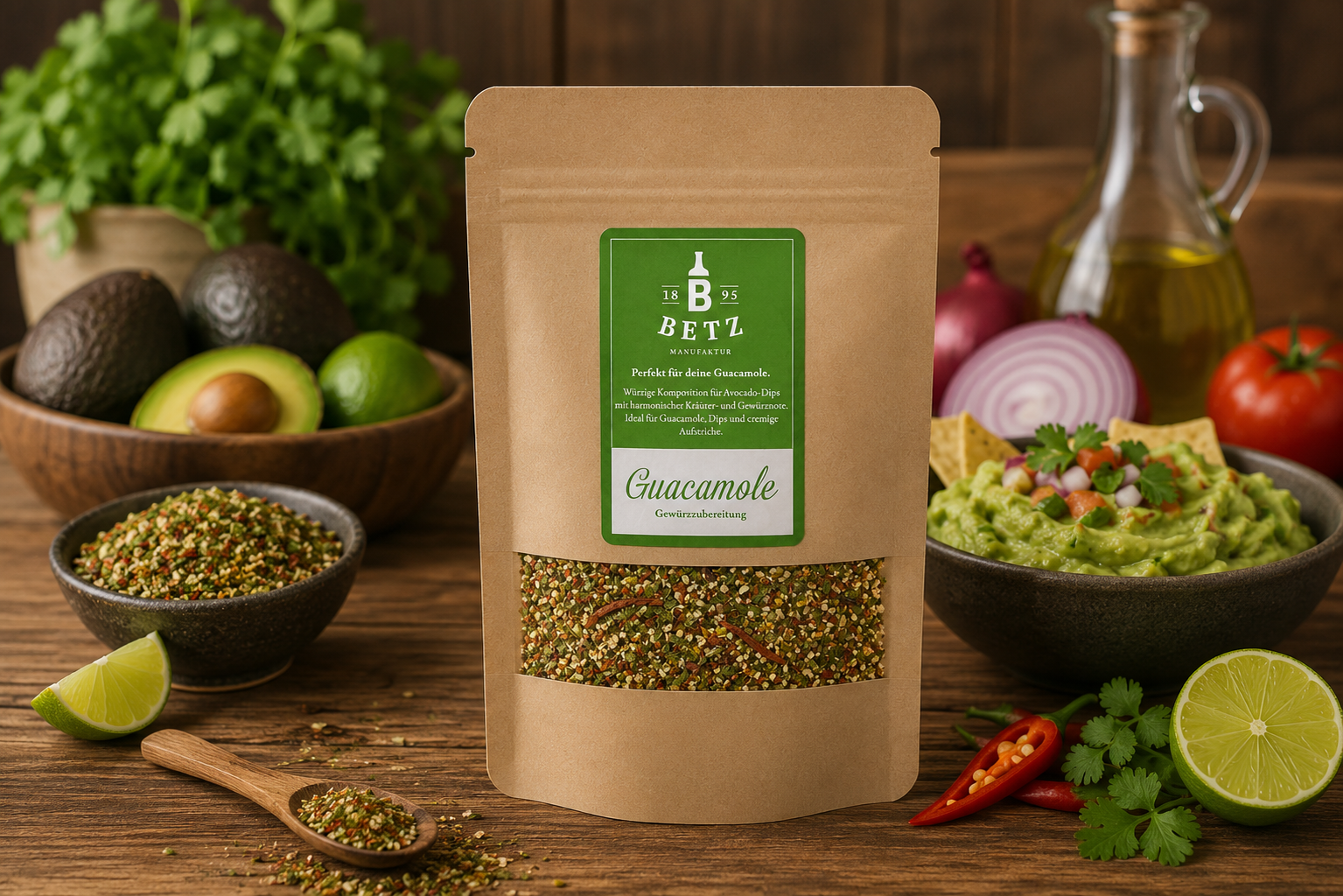 Guacamole Gewürzmischung in Mailingtüte, 20 g