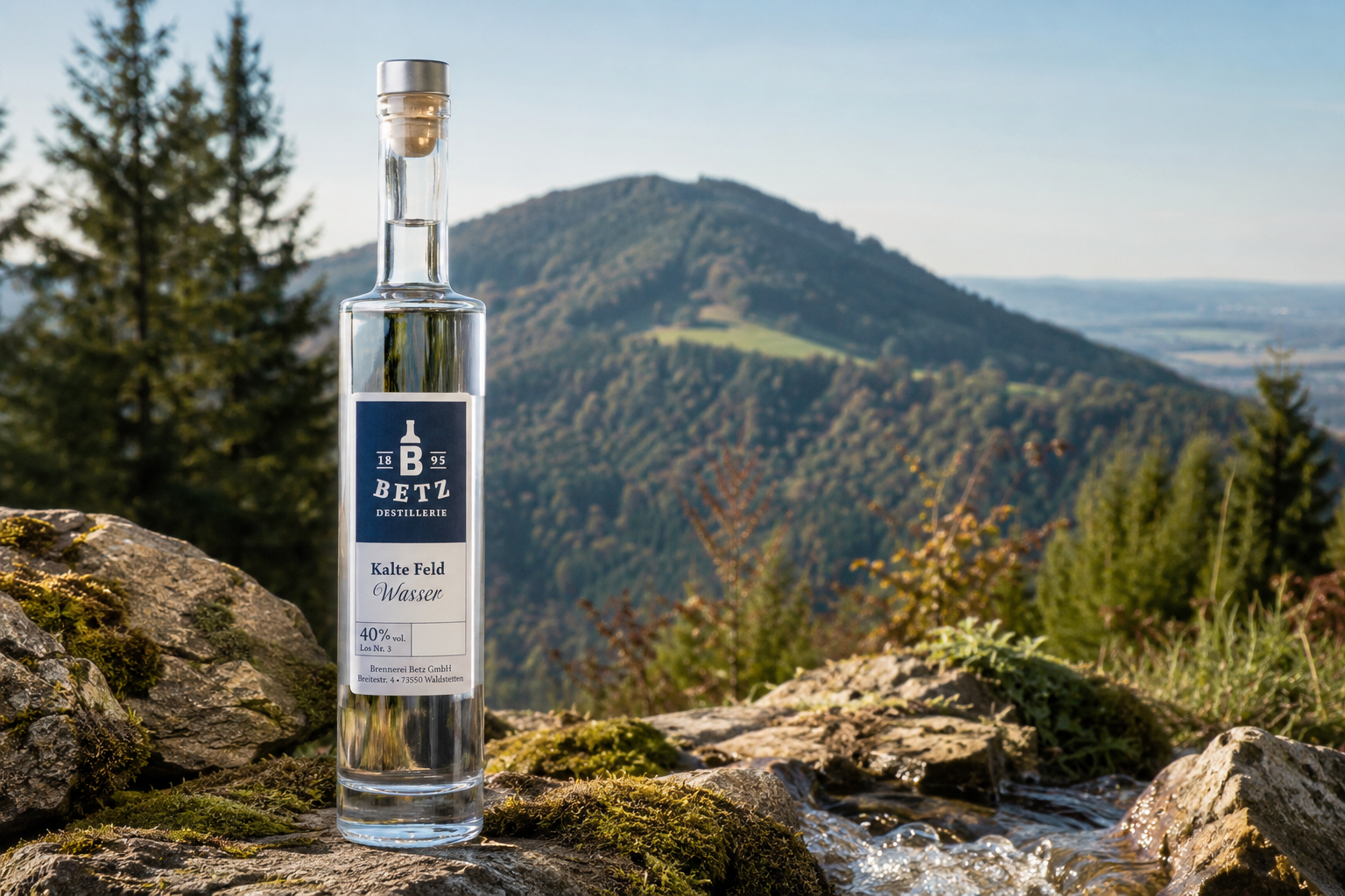Kalte Feld Wasser 40 % vol.
